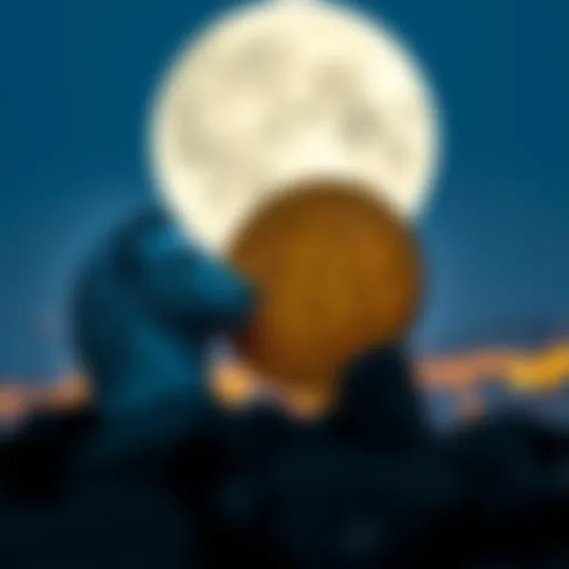 Symbolic representation of Luna and Binance interaction